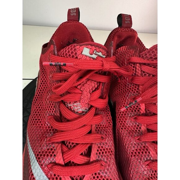 Size 9.5 - Nike LeBron 12 Low University Red - Picture 2 of 10